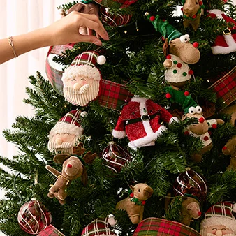 Árvore de Natal decorada - Detalhes